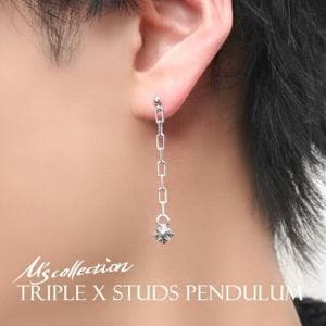 M's collection ॺ쥯 TRIPLE X STUDS PENDULUM ԥ 1P Ҽ С925 С꡼ åɥԥ 󥰥ԥ