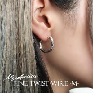 M's collection ॺ쥯 FINE D. TWIST WIRE M 21mm աץԥ 1P Ҽ С925 С꡼ ԥ