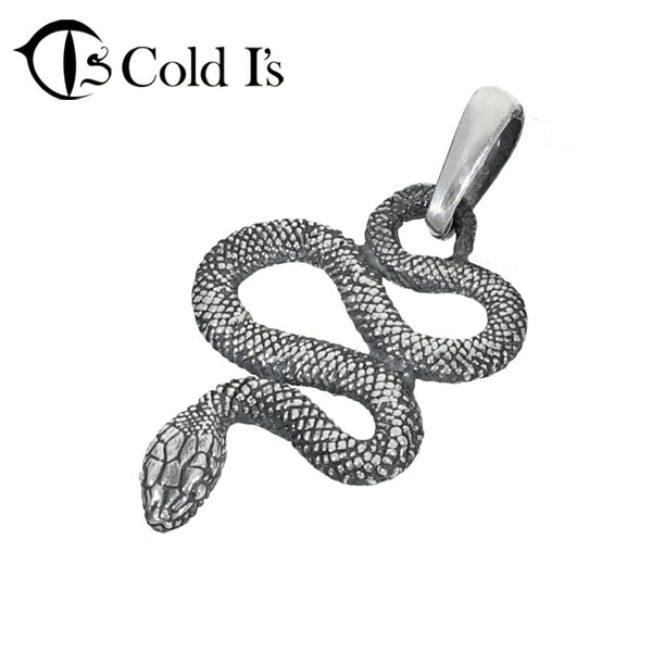 Cold I's アオダイショウ ペンダントトップ チャーム シルバー925
