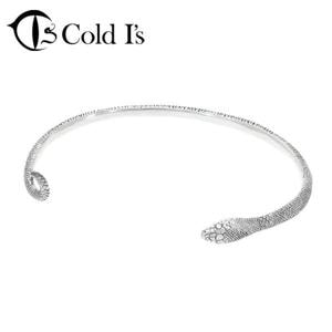 Cold I's スネーク バングル シルバー925 腕輪 シルバーアクセサリー ヘビ 蛇 パイソン ボア 鱗 へび柄 爬虫類 は虫類 ナミヘビ科 アオダイショウ|メンズアクセサリー