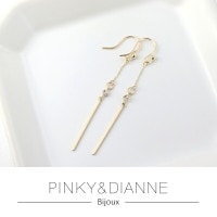 K10 ピアス　10金　金　ゴールド　バー　ロングバーピアス　揺れる　本物 Amazon | [四葉のクローバー] ピンクゴールド 10金 チェーン