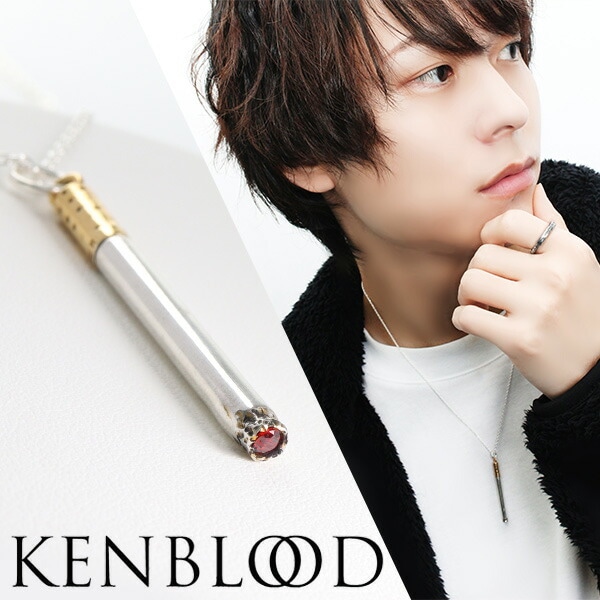 KENBLOOD ����֥�å� ���Х� ����С��ͥå��쥹 ���� �ڥ����� ����С�925 ��󥺥ͥå��쥹 ���ƥ��å� �ͥå��쥹 ��� CZ ���륳�˥�