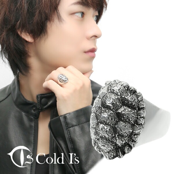 Cold I's ホシガメ 甲羅 リング 7～27号 シルバー925 指輪 シルバー