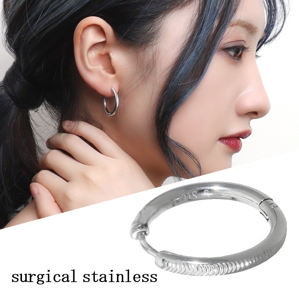 mariko tsuchiyama フープピアス (片耳用) mariko tsuchiyama フープピアス (片耳用)