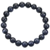 サファイア ブレスレット 8.7mm 17cm レディース M サイズ 誕生石 9月