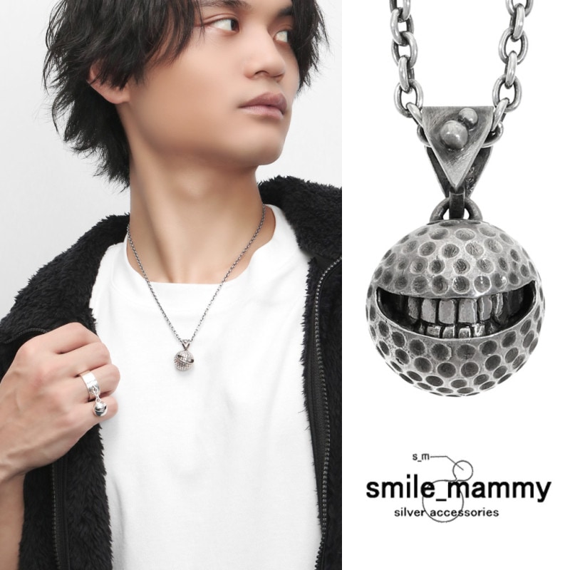 smile_mammy スマイルボール　チェーン smile_mammy スマイルボール S ネックレス ペンダント