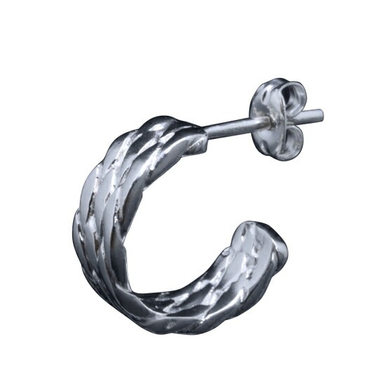 シルバー ツイストデザイン ピアス(片耳用) シルバー ツイストデザイン ピアス(片耳用)