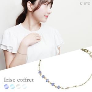 Irise coffret ���ꥹ���ե� ŷ���� 4���� K10 ������� ��������֥쥹��å� 16.5cm ��ǥ����� 10�� 10k K10YG ��������������� �֥쥹��å�