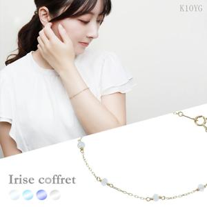 Irise coffret ���ꥹ���ե� ŷ���� 4���� K10 ������� ��������֥쥹��å� 16.5cm ��ǥ����� 10�� 10k K10YG ��������������� �֥쥹��å�