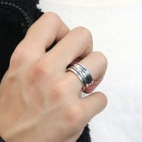 PUERTA DEL SOL チェス 台座 幅広 リング 7～23号 指輪 シルバー