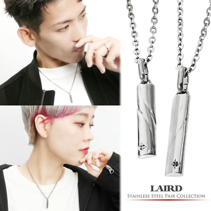 LAIRD レアド 天然 ダイヤモンド スティック ステンレス ペア 