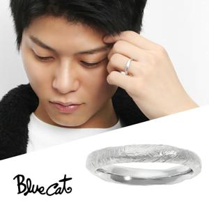 Blue Cat つや消し ナチュラル リング 指輪 13〜20号 シルバー925 シルバー 銀 シンプル 無骨 細め かっこいい スタイリッシュ 大人 きれいめ きれい|メンズアクセサリー