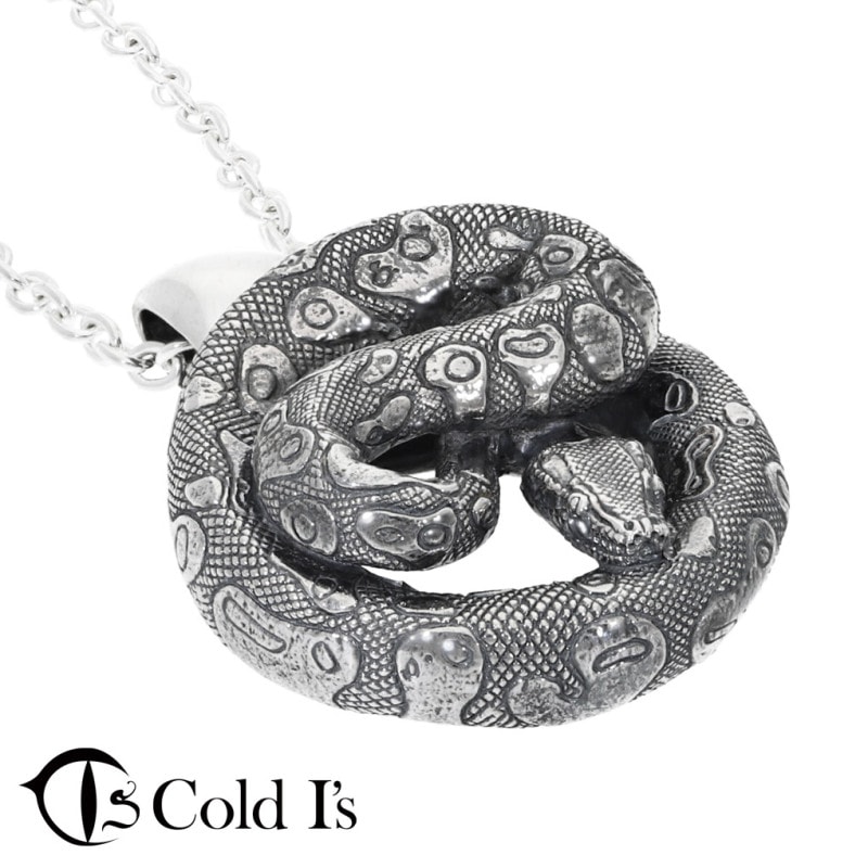 Cold I's ボールパイソン ペンダント ネックレス ペンダントトップ Cold I's ボールパイソン ペンダント ネックレス ペンダントトップ