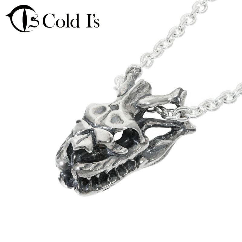 Cold I's スネーク スカル ペンダント M ネックレス ペンダントトップ