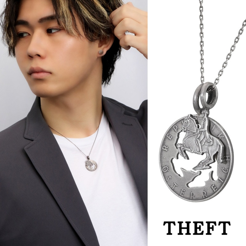 THEFT セフト 騎兵 コイン ネックレス ペンダント ペンダント
