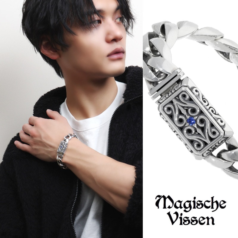 選べる17種 トライバル ハード ブレスレット シルバー 925 誕生石