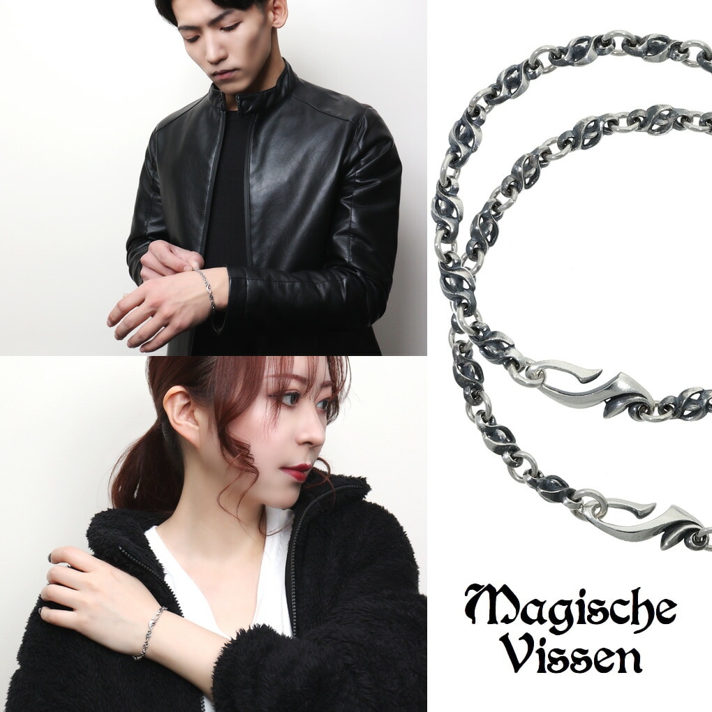 トライバル 炎 ペアブレスレット ペアアクセサリー おそろい お揃い