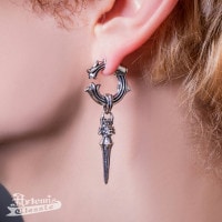 Artemis Classic/銀牙ドロップピアス Artemis Classic (アルテミスクラシック) 銀牙ドロップピアス