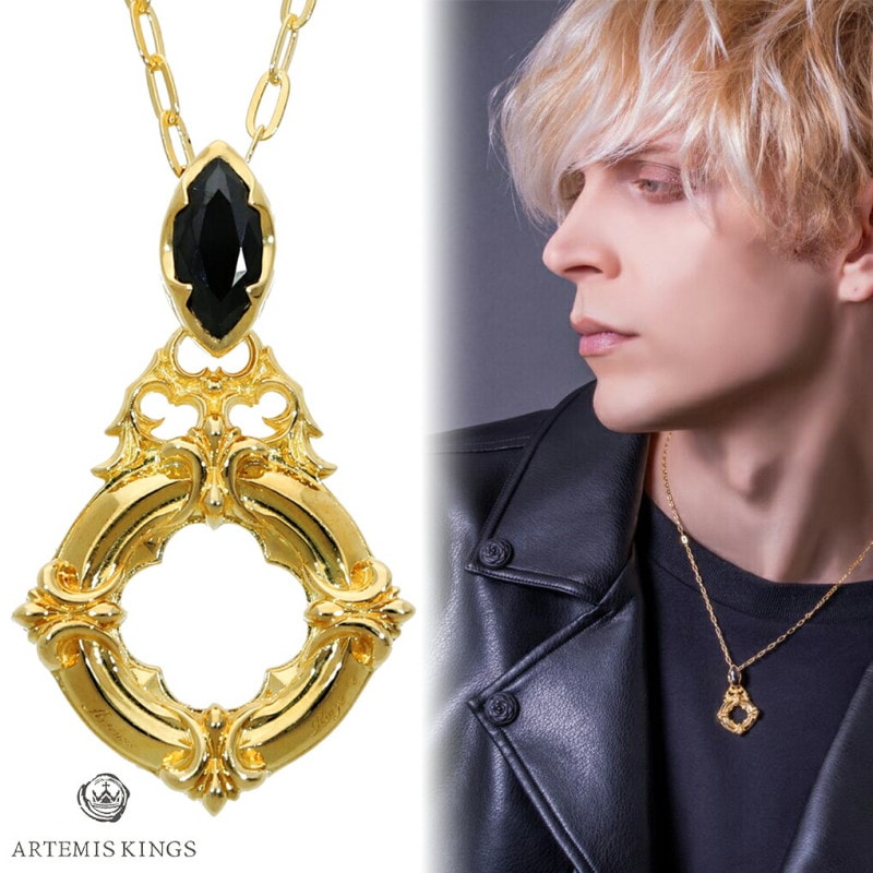 ARTEMIS KINGS アルテミスキングス ゴシック リング ペンダント ネックレス チェーン付き シルバー ゴールドカラー 金色 輪っか ブランド メンズ 大人のための上質なシルバーアクセサリー通販
