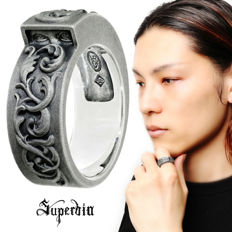 NEIGHBORHOOD TOKYO ロゴ リング ブラック指輪　9号 Superbia スペルヴィア ヒドゥン リング hidden Ring 指輪 13～27号