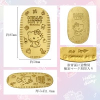 ハローキティ　50周年限定小判　純金3g K24 楽天市場】ハローキティ 限定 純金小判 3g 50周年 サンリオ キティ