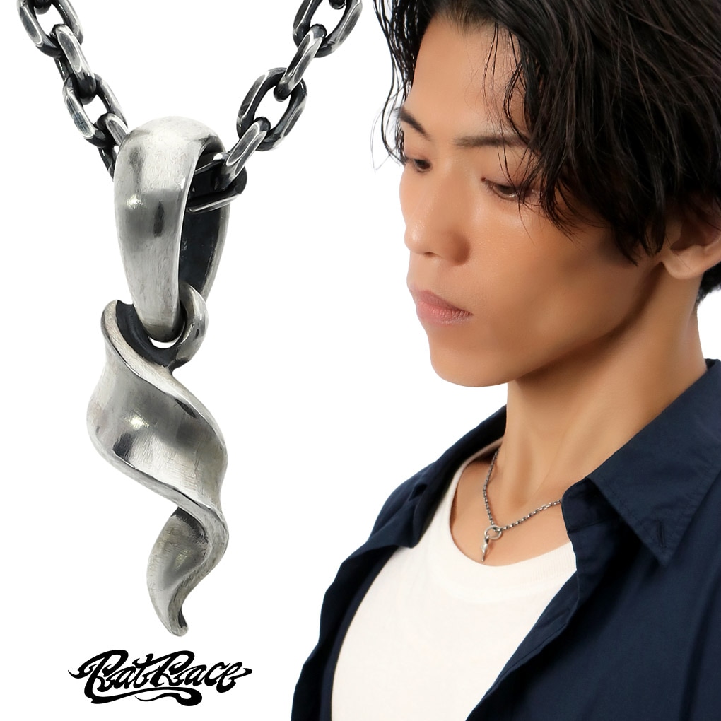 RAT RACE ラットレース リボン チャーム ネックレス ペンダント