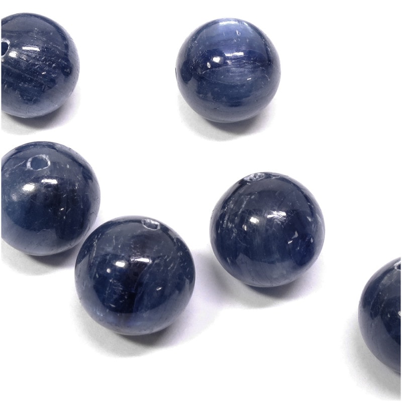 カイヤナイト 12mm 天然石 ビーズ 丸玉 1玉売り 粒売り パワーストーン