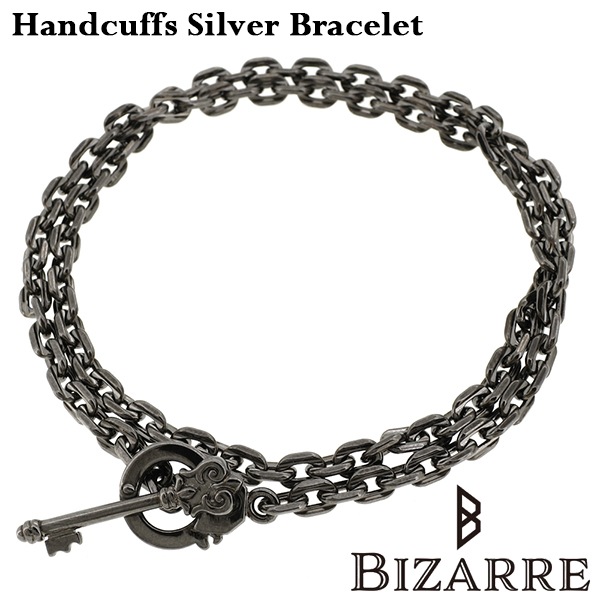 bizarreビザール　シルバー925 ブレスレット BIZARRE 手錠 シルバーブレスレット Mサイズ ビザール メンズ