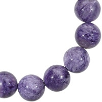 チャロアイト ブレスレット 13mm 18.5cm メンズM レディースL