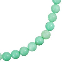 クリソプレーズ ブレスレット 6mm 16.5cm レディースS サイズ