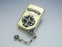 【廃盤】レリーフZIPPO:KG【即日発送】ディールデザイン DEAL DESIGN ディールデザイン カスタムZIPPO グランドリリー