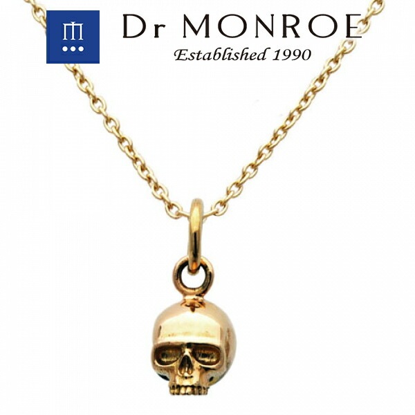 Dr MONROE ドクターモンロー K10スカルチャームネックレス (チェーン