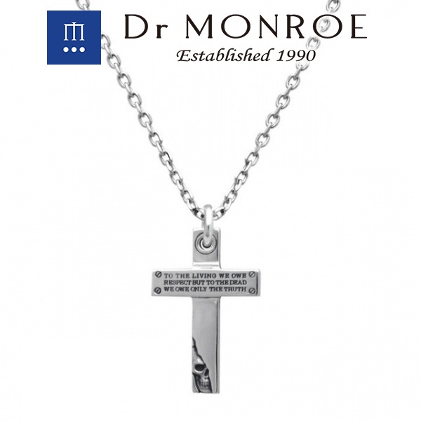 Dr MONROE ドクターモンロー メッセージクロスペンダント スモール 