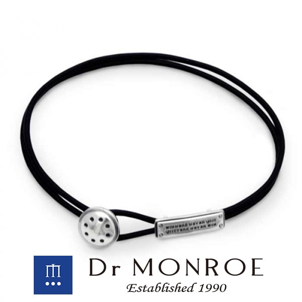 Dr MONROE ドクターモンロー レザーコードブレスレット 英語 英字 英文 