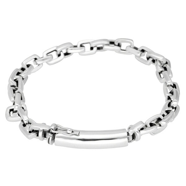 シルバーブレスレットB　20cm　S201 K-SMITH ボンズ ブレスレット 20cm シルバーアクセサリー