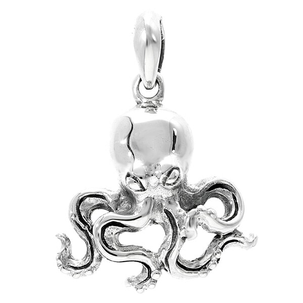 オクトパス シルバー ペンダントトップ チェーンなし タコ 海 マリン