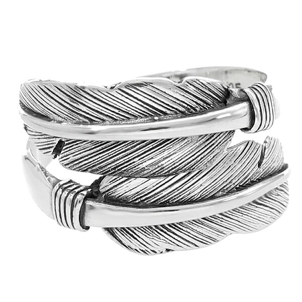 指輪 メンズ フリーサイズ おしゃれ リング 羽 翼 シルバー リング 天使の羽根 羽 エンジェル 鳥 指輪 メンズ バード bird