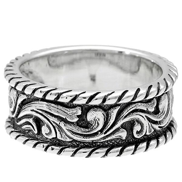 アラベスク ロープ シルバー リング 17号 唐草 模様 指輪 シルバー