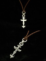 F.A.L ミディアムブラッドレスクロス デッドバインチョーカー