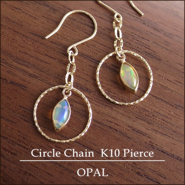 高品質ブラックカラープレシャスオパール K10フックピアス 高品質ブラックカラープレシャスオパール K10フックピアス アクセサリー