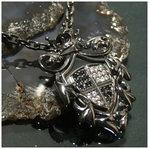 AVALON 王家の紋章シルバーネックレス 925 銀の蔵 メンズ ネックレス