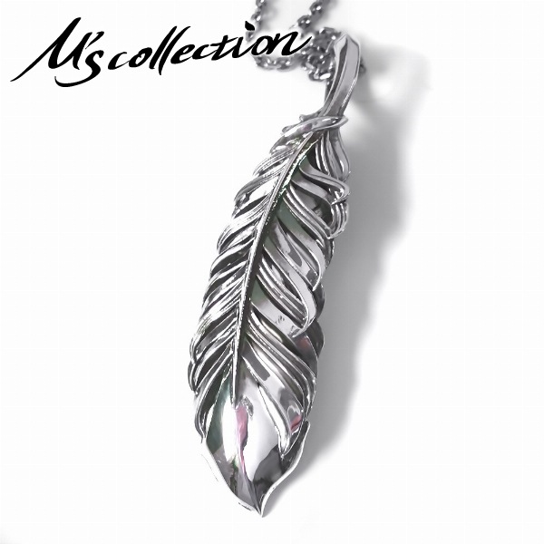 シルバー925 m'scollector M's collection M's collection エムズコレクション シルバー925 ラージフェザー
