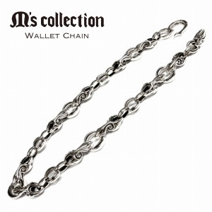 M's collection エムズコレクション シルバー925 X0192 ウォレットチェーン メンズ ジュエリー おすすめ プレゼント 男性 彼氏 旦那 腰回り フック クリップ バネ ベルトルー