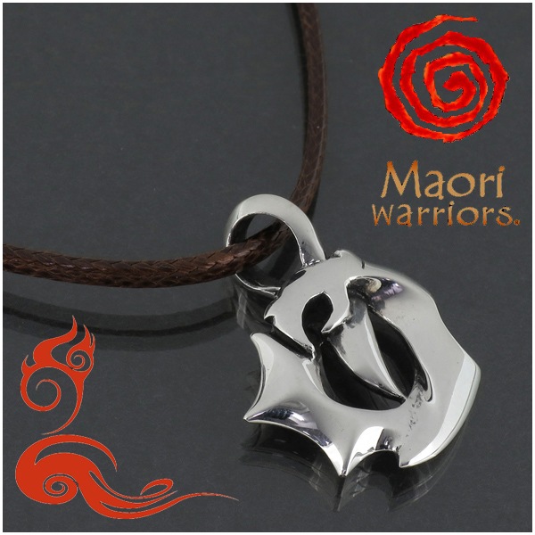 Maori warriors God's Snarl 牙 シルバー ペンダントトップ マオリ