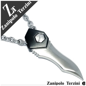 サバイバルナイフ サージカルステンレス ネックレス Zanipolo Terzini 