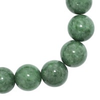 本翡翠 ミャンマー産 ブレスレット 13mm 17.5cm メンズM レディースL