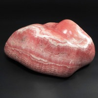 インカローズ　パワーストーン原石　置物 インカローズ アルゼンチン産 磨き原石 690g 原石 ロードクロサイト