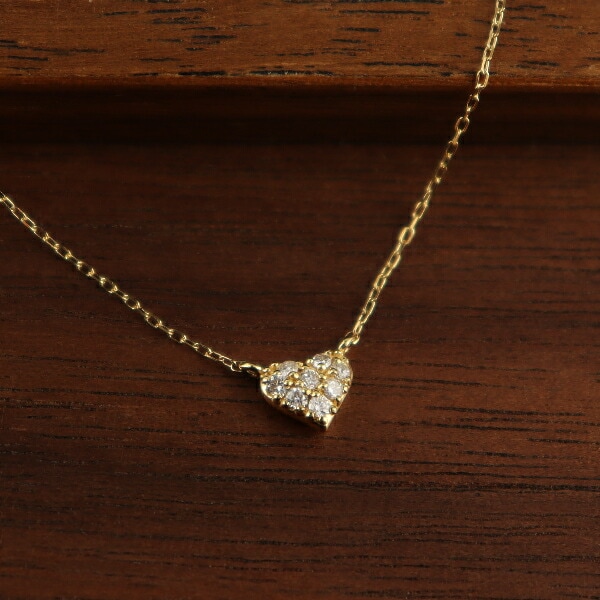 プラチナ　k18 ダイヤ　パヴェ　ネックレス　ハート　リバーシブル　4way si-ma-007-20230204-y1.jpg