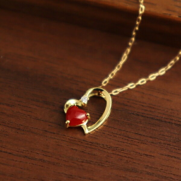 K18 ペンダントトップ 赤珊瑚付 18金 750 イエローゴールド 楽天市場】赤珊瑚 ペンダント トップ ヘッド サンゴ さんご K18 18金