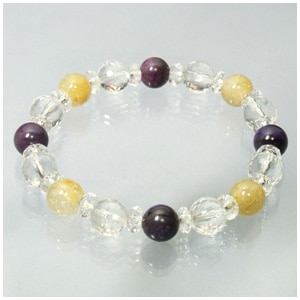 愛光堂ブレスレットスギライトルチルクォーツ